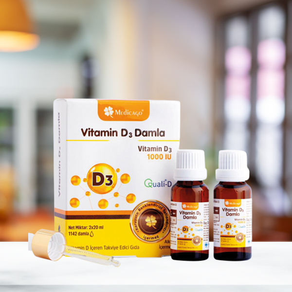 D Vitamini İhtiyacınız İçin Pratik Çözüm: Medicago D3 Damla